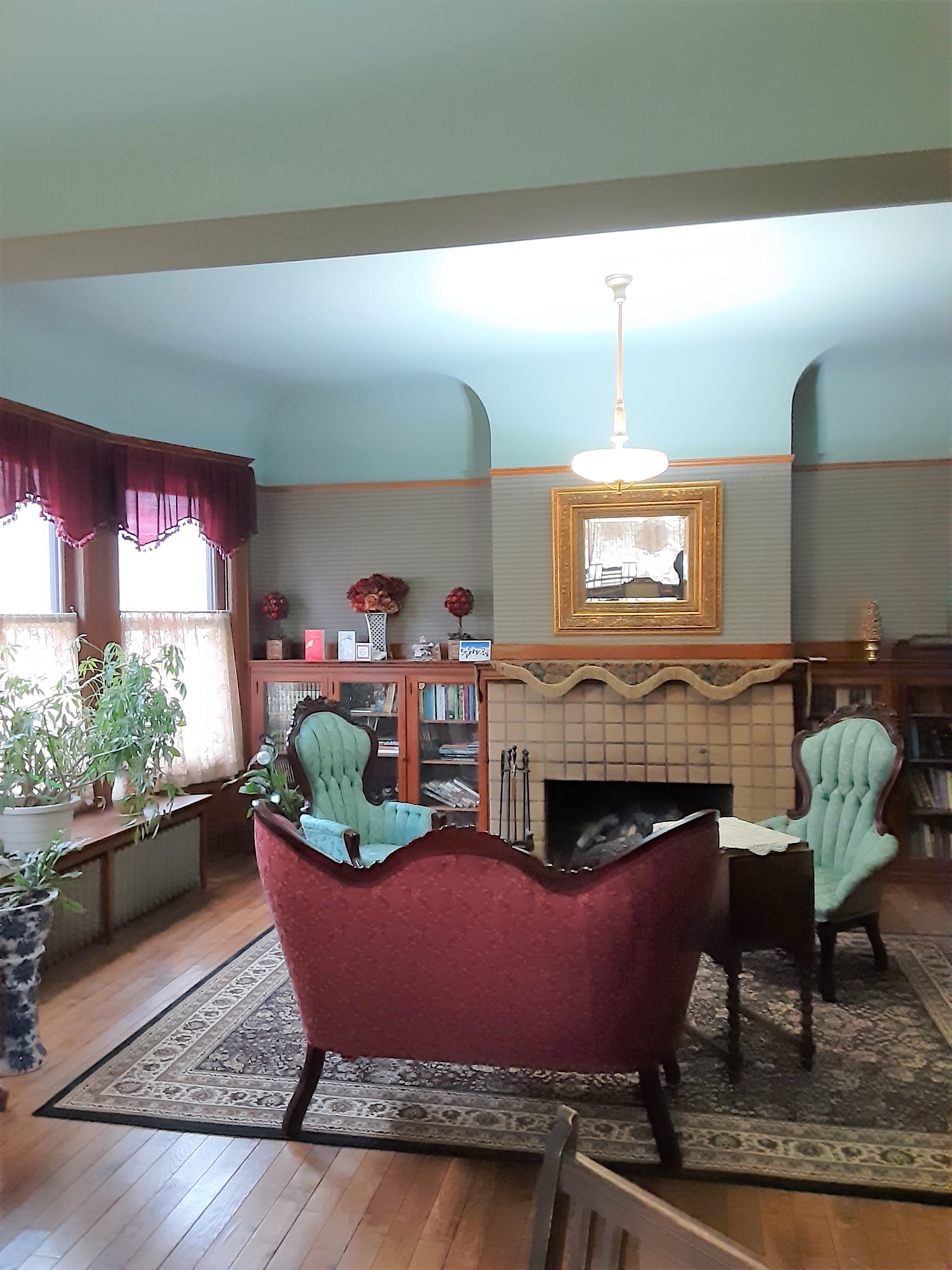 Seating Area with Fireplace